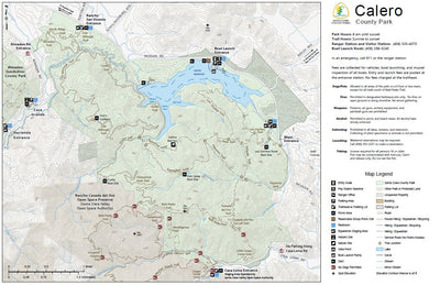 Santa Clara County Parks and Recreation Santa Clara County Parks Guide Maps bundle
