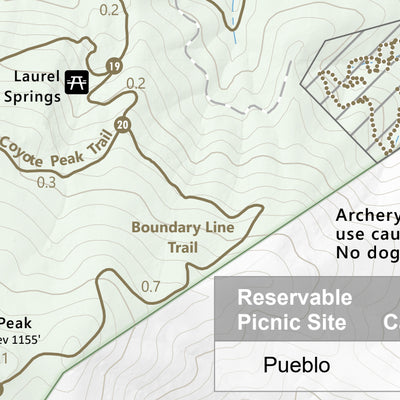 Santa Teresa County Park Guide Map Preview 3