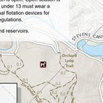 Stevens Creek County Park Guide Map Preview 2