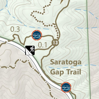 Upper Stevens Creek County Park Guide Map Preview 3