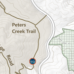 Upper Stevens Creek County Park Guide Map Preview 2