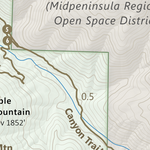 Upper Stevens Creek County Park Guide Map Preview 3