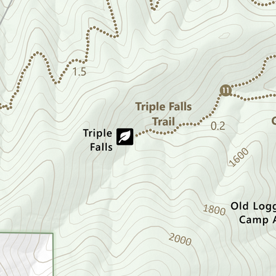 Uvas Canyon County Park Guide Map Preview 2
