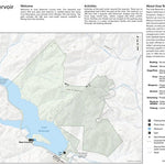Uvas Reservoir County Park Guide Map Preview 1