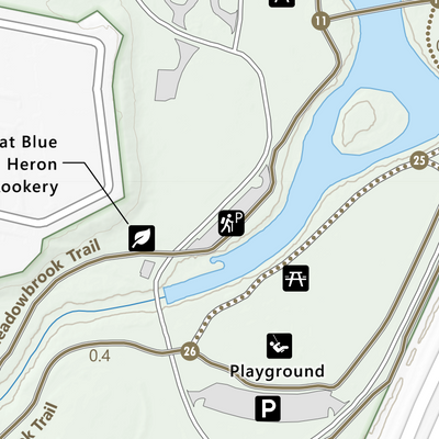 Vasona Lake County Park Guide Map Preview 3