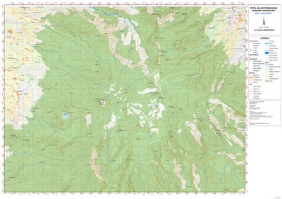 Saparhadi Gunung Argopuro Jawa Timur digital map