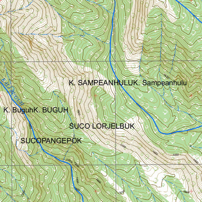 Saparhadi Gunung Argopuro Jawa Timur digital map