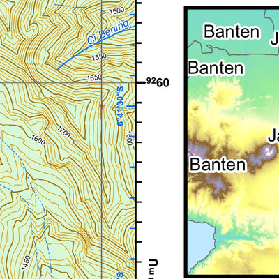 Saparhadi Gunung Kencana ver. 1 - Kawasan Puncak, Bogor digital map