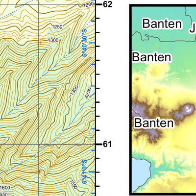 Saparhadi Gunung Kencana ver. 2 - Kawasan Puncak, Bogor digital map