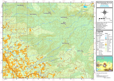 Saparhadi Gunung Paseban, Jawa Barat digital map