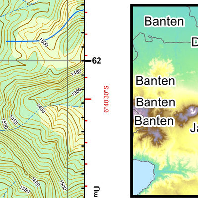 Saparhadi Gunung Paseban ver. 2, Jawa Barat digital map