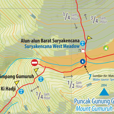 Saparhadi Taman Nasional Gunung Gede Pangrango - A2 - Referenced digital map