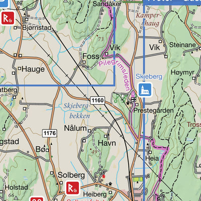 Sarpsborg kommune Sarpsborg turkart digital map