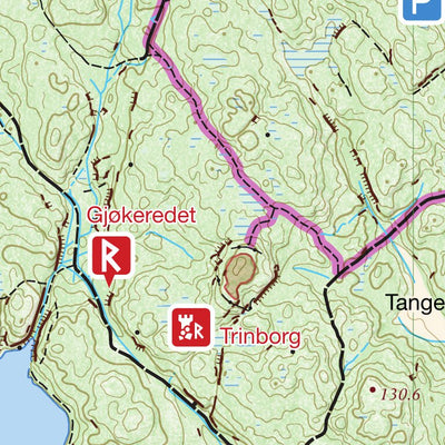 Sarpsborg kommune Skjebergmarka nord digital map