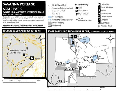 Savanna Portage 2025 Winter Operations PILOT Map Preview 1