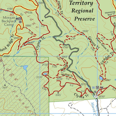 Save Mount Diablo Los Vaqueros and Surrounding Parks - Mount Diablo Regional Trail Map bundle exclusive