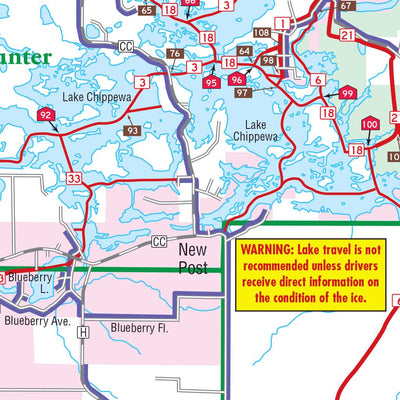 Sawyer County Snowmobile/ATV Map 2024-25 Preview 2