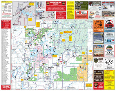Sawyer County Snowmobile & ATV Alliance Sawyer County, WI ATV/UTV Trails and Routes digital map