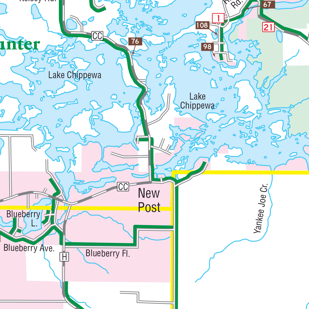 Sawyer County, WI ATV/UTV Trails and Routes 25-26 Map by Sawyer County ...