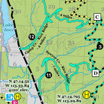 Scenic Montana Trails Seeley Lake Driftriders Map digital map