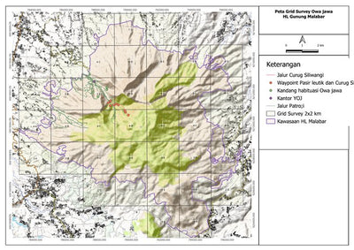 Peta Topografi dan Grid Survey Owa jawa Malabar Preview 1