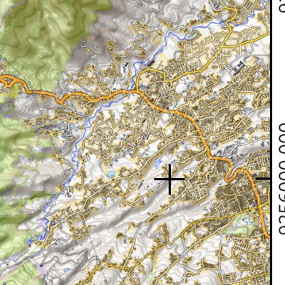 Peta Topografi Taman Nasional Gunung Gede Pangrango Preview 3