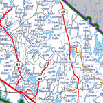 Réserve faunique Ashuapmushuan : Carte générale de chasse au petit gibier 2025 Preview 3