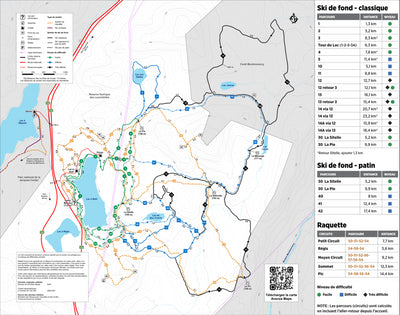 Carte des activités hivernales - Camp Mercier Preview 1