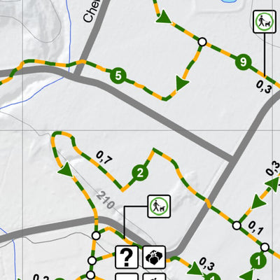Centre touristique du Lac-Simon - Carte des activités hivernales Preview 2