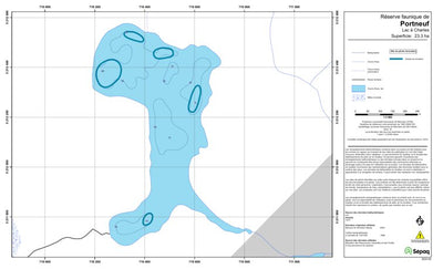 Sépaq Lac à Charles (Portneuf) digital map