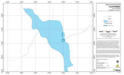 Sépaq Lac à la Poêle (Laurentides) digital map