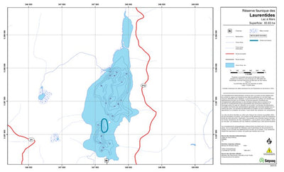 Sépaq Lac à Mars (Laurentides) digital map