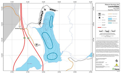 Sépaq Lac à Noël (Laurentides) digital map