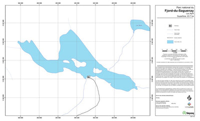 Sépaq Lac April (Fjord-du-Saguenay) digital map
