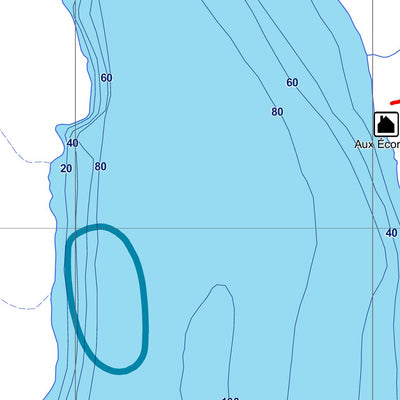 Sépaq Lac aux Écorces (Laurentides) digital map