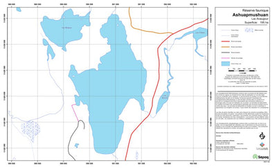Sépaq Lac Avaugour (Ashuapmushuan) digital map