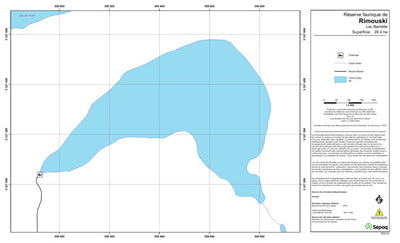 Sépaq Lac Barrette (Rimouski) digital map
