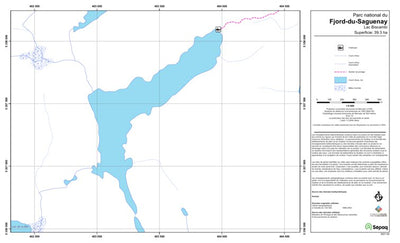 Sépaq Lac Biscambi (Fjord-du-Saguenay) digital map