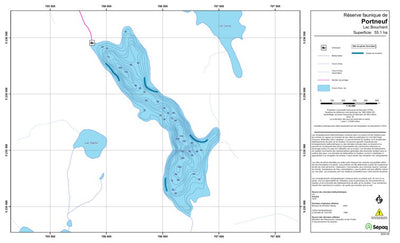 Sépaq Lac Bouchard (Portneuf) digital map