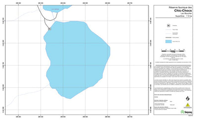 Sépaq Lac Boucher (Chic-Chocs) digital map