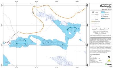 Sépaq Lac Brisé (Mastigouche) digital map