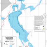 Sépaq Lac Brown (Saint-Maurice) digital map