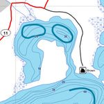 Sépaq Lac Brown (Saint-Maurice) digital map