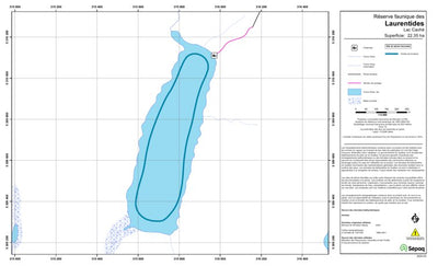 Sépaq Lac Caché (Laurentides) digital map