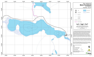 Sépaq Lac Catherine (Mont-Tremblant) digital map