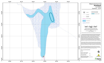 Sépaq Lac Charlie (Portneuf) digital map