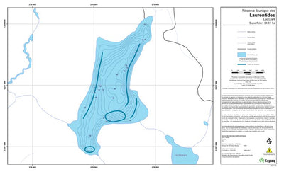 Sépaq Lac Clark (Laurentides) digital map