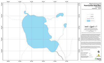 Sépaq Lac Claudel (Port-Cartier-Sept-Îles) digital map