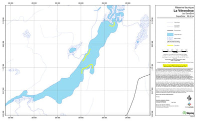 Sépaq Lac Dampont (La Vérendrye) digital map