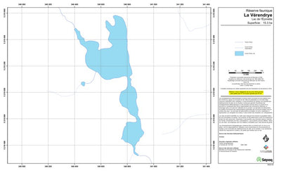 Sépaq Lac de l'Épinette (La Vérendrye) digital map